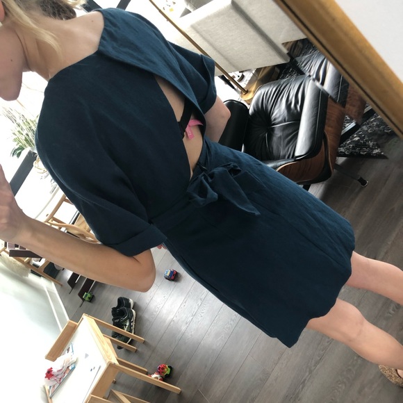 ASTR linen dress backless size XS - Picture 4 of 8